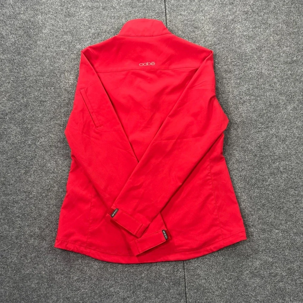Oobe Men's Medium Red Full Zip‎ Up Jacket Lightweight Activewear Coat